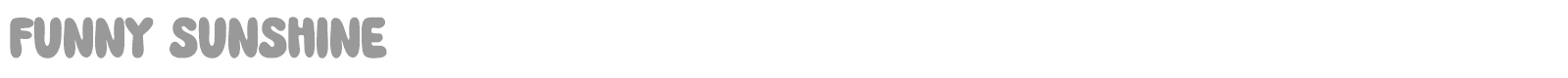 Funny Sunshine font preview